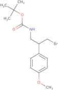 tert-Butyl N-[3-bromo-2-(4-methoxyphenyl)propyl]carbamate