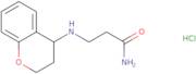 3-[(3,4-Dihydro-2H-1-benzopyran-4-yl)amino]propanamide hydrochloride