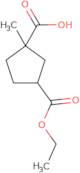 3-(Ethoxycarbonyl)-1-methylcyclopentane-1-carboxylic acid