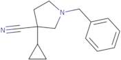 1-Benzyl-3-cyclopropylpyrrolidine-3-carbonitrile