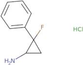 2-Fluoro-2-phenylcyclopropan-1-amine hydrochloride