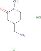 4-(Aminomethyl)-1-methylpiperidin-2-one dihydrochloride