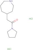 2-(Azepan-4-yl)-1-(pyrrolidin-1-yl)ethan-1-one dihydrochloride