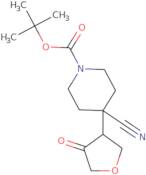 tert-Butyl 4-cyano-4-(4-oxooxolan-3-yl)piperidine-1-carboxylate