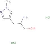 2-Amino-3-(1-methyl-1H-pyrazol-4-yl)propan-1-ol dihydrochloride