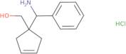 {1-[Amino(phenyl)methyl]cyclopent-3-en-1-yl}methanol hydrochloride