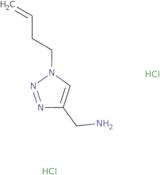 [1-(But-3-en-1-yl)-1H-1,2,3-triazol-4-yl]methanamine dihydrochloride