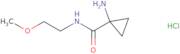 1-Amino-N-(2-methoxyethyl)cyclopropane-1-carboxamide hydrochloride