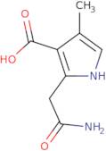 2-(Carbamoylmethyl)-4-methyl-1H-pyrrole-3-carboxylic acid