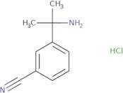 3-(2-Aminopropan-2-yl)benzonitrile hydrochloride