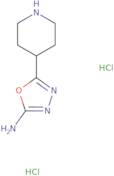 5-(Piperidin-4-yl)-1,3,4-oxadiazol-2-amine dihydrochloride