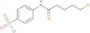 4-(5-Chloropentanamido)benzene-1-sulfonyl chloride