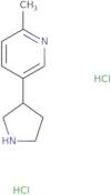 2-Methyl-5-(pyrrolidin-3-yl)pyridine dihydrochloride