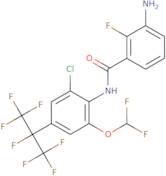 3-Amino-N-[2-chloro-6-(difluoromethoxy)-4-(heptafluoropropan-2-yl)phenyl]-2-fluorobenzamide