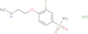 3-Fluoro-4-[2-(methylamino)ethoxy]benzene-1-sulfonamide hydrochloride