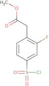 Methyl 2-[4-(chlorosulfonyl)-2-fluorophenyl]acetate