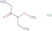 2-Amino-N-ethyl-N-methoxyacetamide hydrochloride