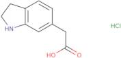 2-(2,3-Dihydro-1H-indol-6-yl)acetic acid hydrochloride