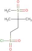3-Methanesulfonyl-3-methylbutane-1-sulfonyl chloride