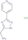 [5-(Pyridin-4-yl)-4H-1,2,4-triazol-3-yl]methanamine hydrochloride
