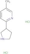 5-Methyl-2-(pyrrolidin-3-yl)pyridine dihydrochloride