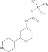 tert-Butyl N-[2-(piperidin-4-yl)oxan-4-yl]carbamate