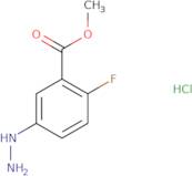 Methyl 2-fluoro-5-hydrazinylbenzoate hydrochloride