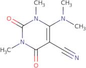 6-(Dimethylamino)-1,3-dimethyl-2,4-dioxo-1,2,3,4-tetrahydropyrimidine-5-carbonitrile