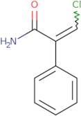 3-Chloro-2-phenylprop-2-enamide