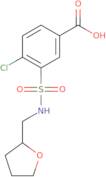 4-Chloro-3-[(oxolan-2-ylmethyl)sulfamoyl]benzoic acid