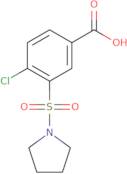 4-Chloro-3-(pyrrolidine-1-sulfonyl)benzoic acid