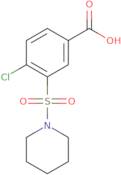 4-Chloro-3-(piperidine-1-sulfonyl)benzoic acid