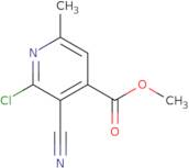 Methyl 2-chloro-3-cyano-6-methylpyridine-4-carboxylate