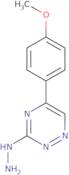 3-Hydrazinyl-5-(4-methoxyphenyl)-1,2,4-triazine
