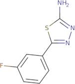 5-(3-Fluorophenyl)-1,3,4-thiadiazol-2-amine