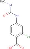 2-Chloro-4-[(methylcarbamoyl)amino]benzoic acid