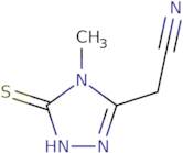 2-(5-Mercapto-4-methyl-4H-1,2,4-triazol-3-yl)acetonitrile