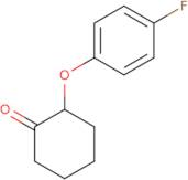 2-(4-Fluorophenoxy)cyclohexan-1-one