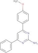 4-(4-Methoxyphenyl)-6-phenylpyrimidin-2-amine