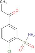 2-Chloro-5-propanoylbenzene-1-sulfonamide