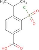 3-Chlorosulfonyl-4-isopropyl-benzoic acid