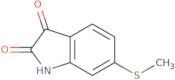 6-(Methylsulfanyl)-2,3-dihydro-1H-indole-2,3-dione