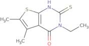 3-Ethyl-5,6-dimethyl-2-sulfanyl-3H,4H-thieno[2,3-d]pyrimidin-4-one