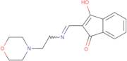 2-(((2-morpholin-4-ylethyl)amino)methylene)indane-1,3-dione