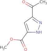 5-Acetyl-1H-pyrazole-3-carboxylic acid methyl ester