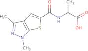 2-({1,3-Dimethyl-1H-thieno[2,3-c]pyrazol-5-yl}formamido)propanoic acid