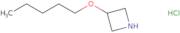 3-(Pentyloxy)azetidine hydrochloride