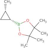 rac-4,4,5,5-Tetramethyl-2-[(1R,2S)-2-methylcyclopropyl]-1,3,2-dioxaborolane, cis