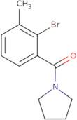 1-(2-Bromo-3-methylbenzoyl)pyrrolidine