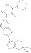 (αS)-N,α-Dimethyl-N-[2-(4,5,6,7-tetrahydro-6,6-dimethyl-1H-indazol-3-yl)-1H-indol-6-yl]-4-morpholineacetamide